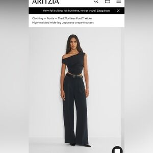 Aritzia The Effortless Pant Wider Size 4 regular NEW